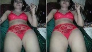 Bhabhi in a sexy bikini teases and pleases