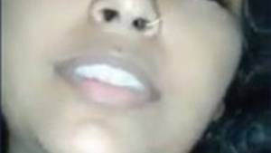 Adorable Indian girl captures her nude body on video