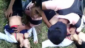 Desi's aunt gives her brother-in-law a blowjob