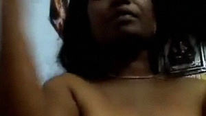 Watch a Tamil aunt from India masturbate in a video