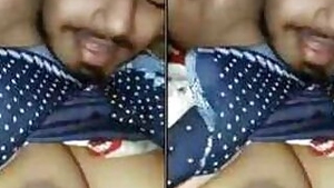 Excited Desi couple makes out giving start to XXX affair