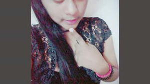 A Tamil woman performs oral sex and engages in intercourse with her partner in a hotel room