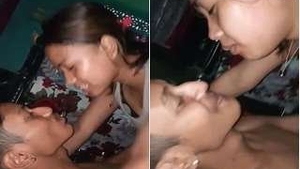 Assami Lover's Passionate Kissing in a Steamy Video