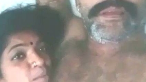 Mallu aunt gives a blowjob to her uncle in this steamy video