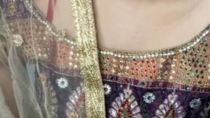 A seductive Indian woman displays her intimate area on camera