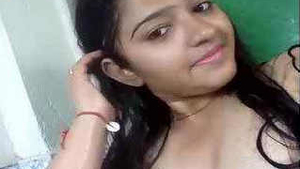 Desi college girl Teena's intimate selfie collection with audio