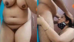 Watch a hot bhabhi give a deep throat blowjob