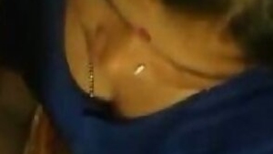 Indian Aunty Sucking Boss? Dick