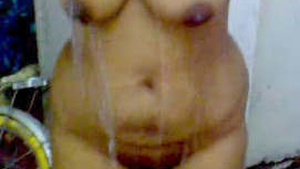 A video of a woman caught undressing in the shower