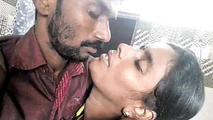 Passionate lovemaking of an Indian couple