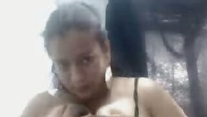 Big boobs aunty masturbate around with huge boobs and pussy