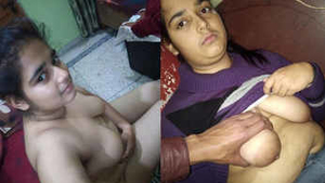 Indian wife pleasures her husband's friend with oral sex and moans