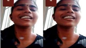 Exclusive video of Mallu girl revealing her modest breasts in part 3