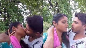 Desi couple shares a passionate kiss in exclusive video