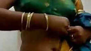 Indian woman undresses in bath and shows hairy XXX muff in sex clip
