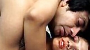Desi punjabi sizzling hot kissing and sex video with neighbor lover