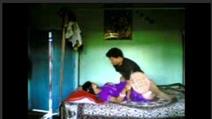 A Bengali wife quickly engages in intimate activities with her husband