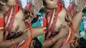Indian bhabhi masturbates and gets fucked in part 4