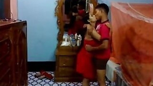 Young Couple Making Sex Video