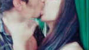 Nice kissing between desi lovers in this video