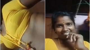 Exclusive Tamil bhabhi's first amateur porn video
