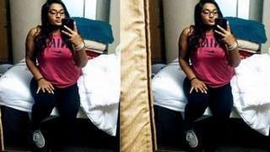 Exclusive video of a hot girl giving a blowjob and getting fucked in part 1