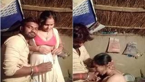 Exclusive video of Desi wife getting fucked and giving a blowjob