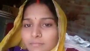 Desi girl Dehati shows off her wet pussy and firm breasts in solo video