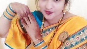 Sexy Bhabi Romance with black Lover Clips