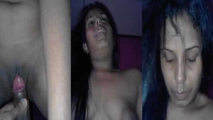 A woman from India has sex with her colleague's large penis while on a weekend trip