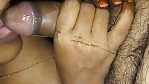 Jaipur bhabi sensually sucks gets face fucked doggy, hubby says ?Chuttad Faila Apna?