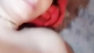 Hubby is at work and the cheating Desi can send XXX video to lover