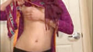 Sexy blonde Girl Showing Boobs